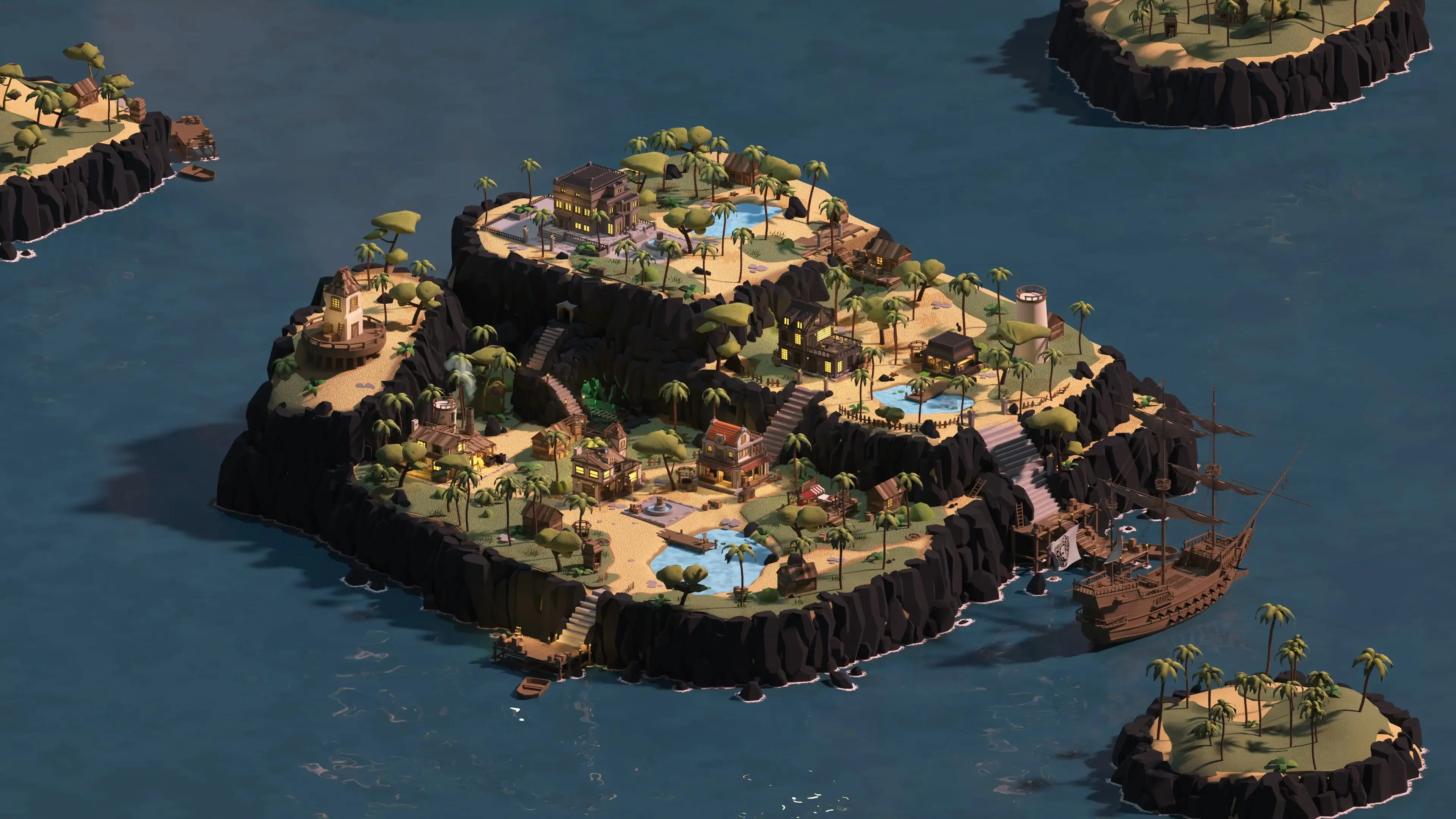Map background
